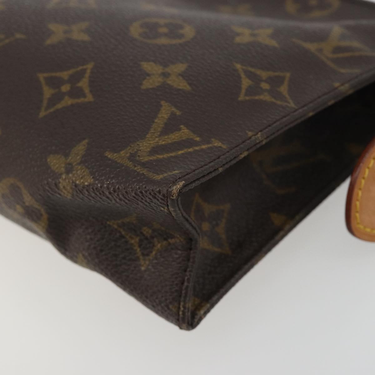 LOUIS VUITTON Monogram Poche Toilette 19 Pouch M47544 LV Auth 192610