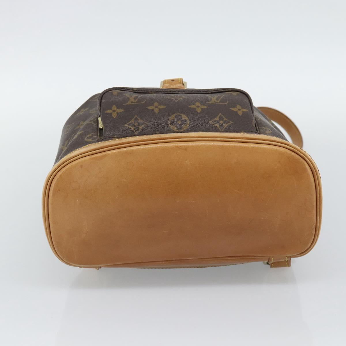 LOUIS VUITTON Monogram Montsouris MM Backpack M51136 LV Auth 192611