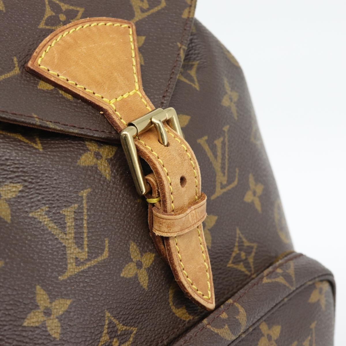 LOUIS VUITTON Monogram Montsouris MM Backpack M51136 LV Auth 192611