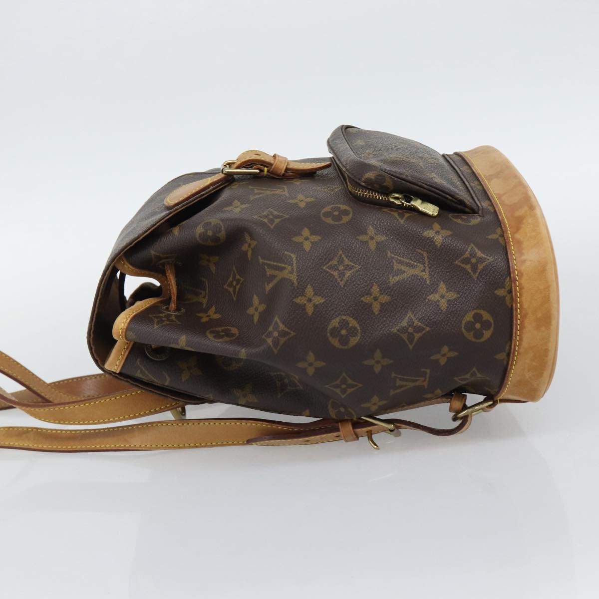 LOUIS VUITTON Monogram Montsouris MM Backpack M51136 LV Auth 192611