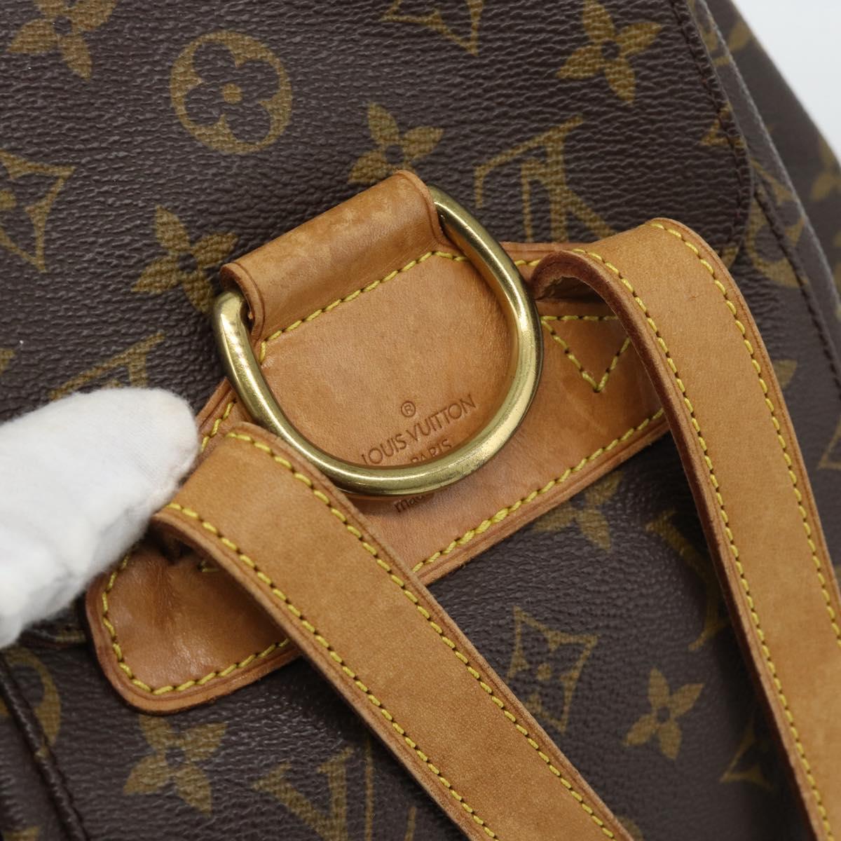 LOUIS VUITTON Monogram Montsouris MM Backpack M51136 LV Auth 192611
