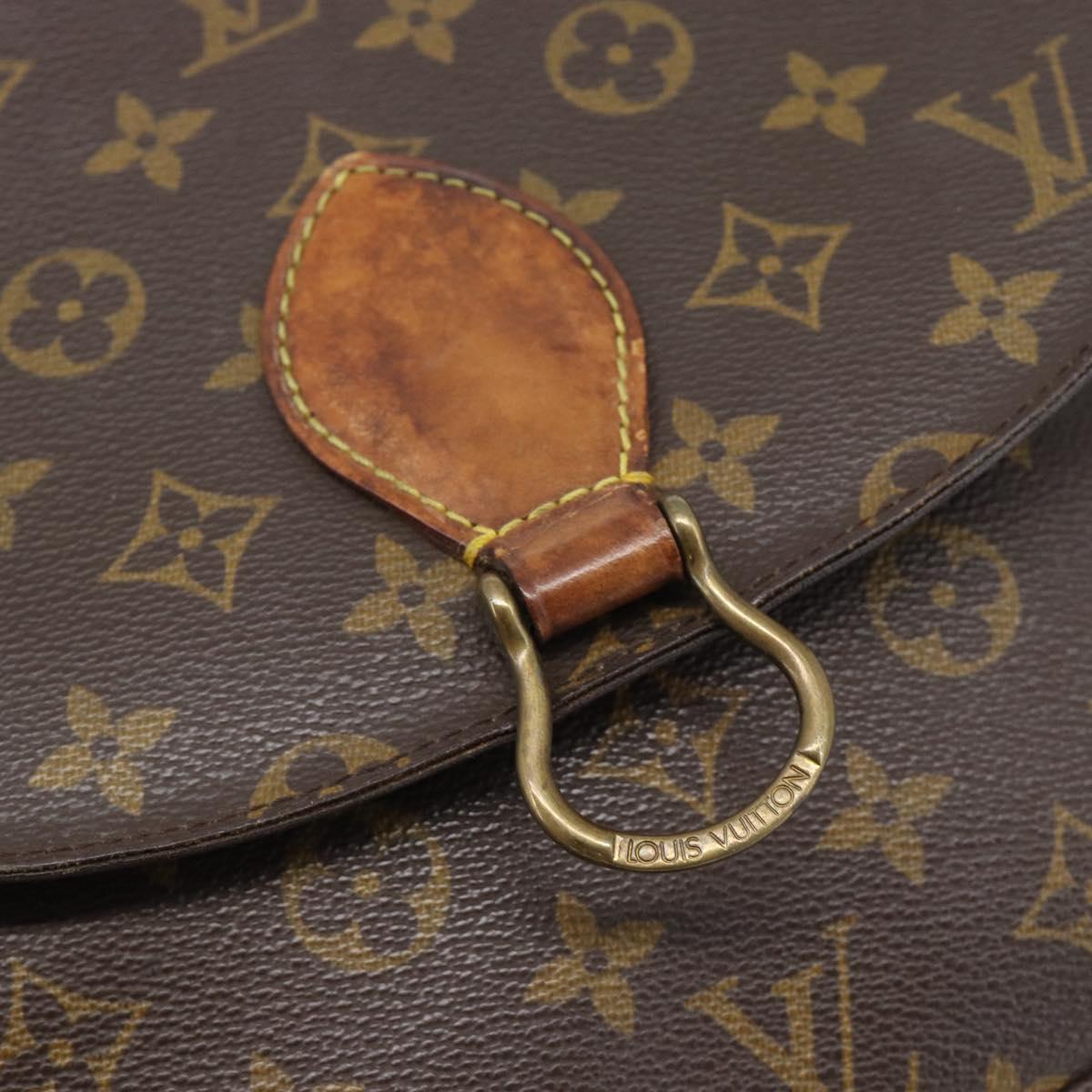 LOUIS VUITTON Monogram Saint Cloud GM Shoulder Bag M51242 LV Auth 192612