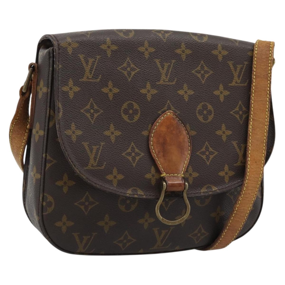LOUIS VUITTON Monogram Saint Cloud GM Shoulder Bag M51242 LV Auth 192612
