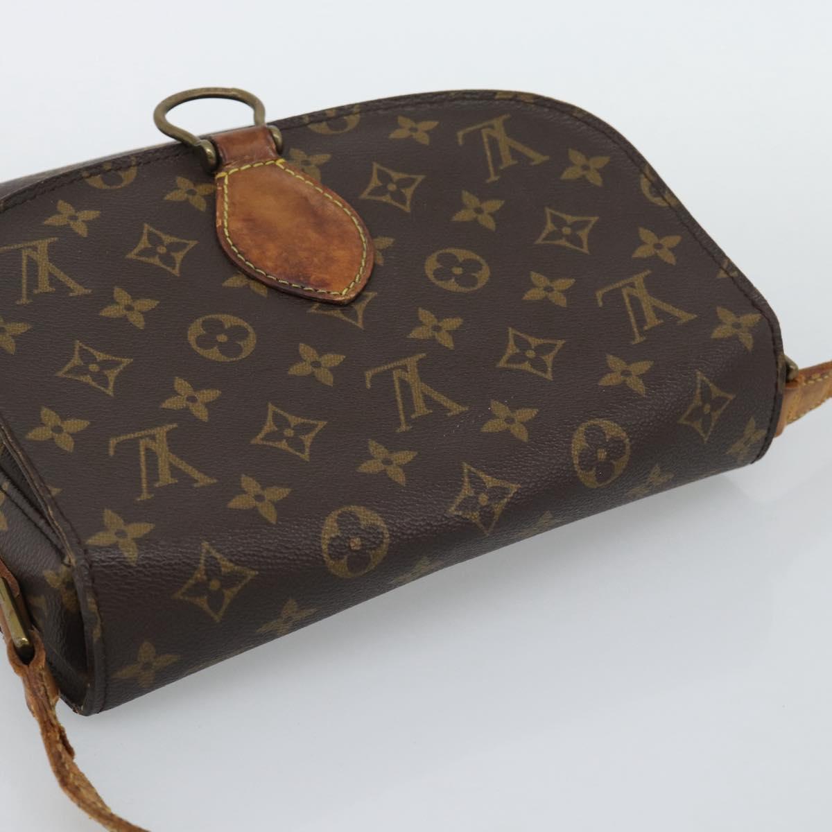 LOUIS VUITTON Monogram Saint Cloud GM Shoulder Bag M51242 LV Auth 192612
