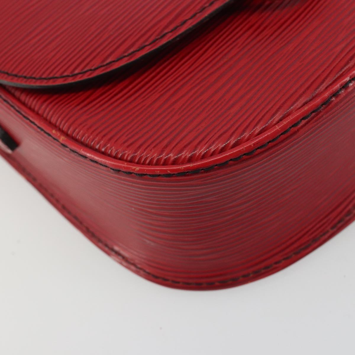 LOUIS VUITTON Epi Saint Cloud PM Shoulder Bag Red M52217 LV Auth 192629