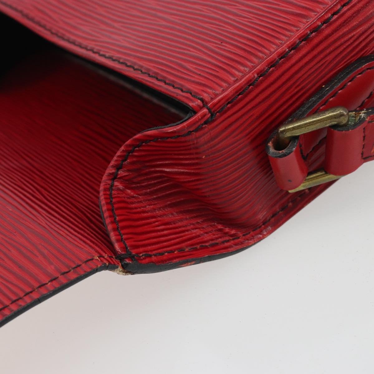 LOUIS VUITTON Epi Saint Cloud PM Shoulder Bag Red M52217 LV Auth 192629
