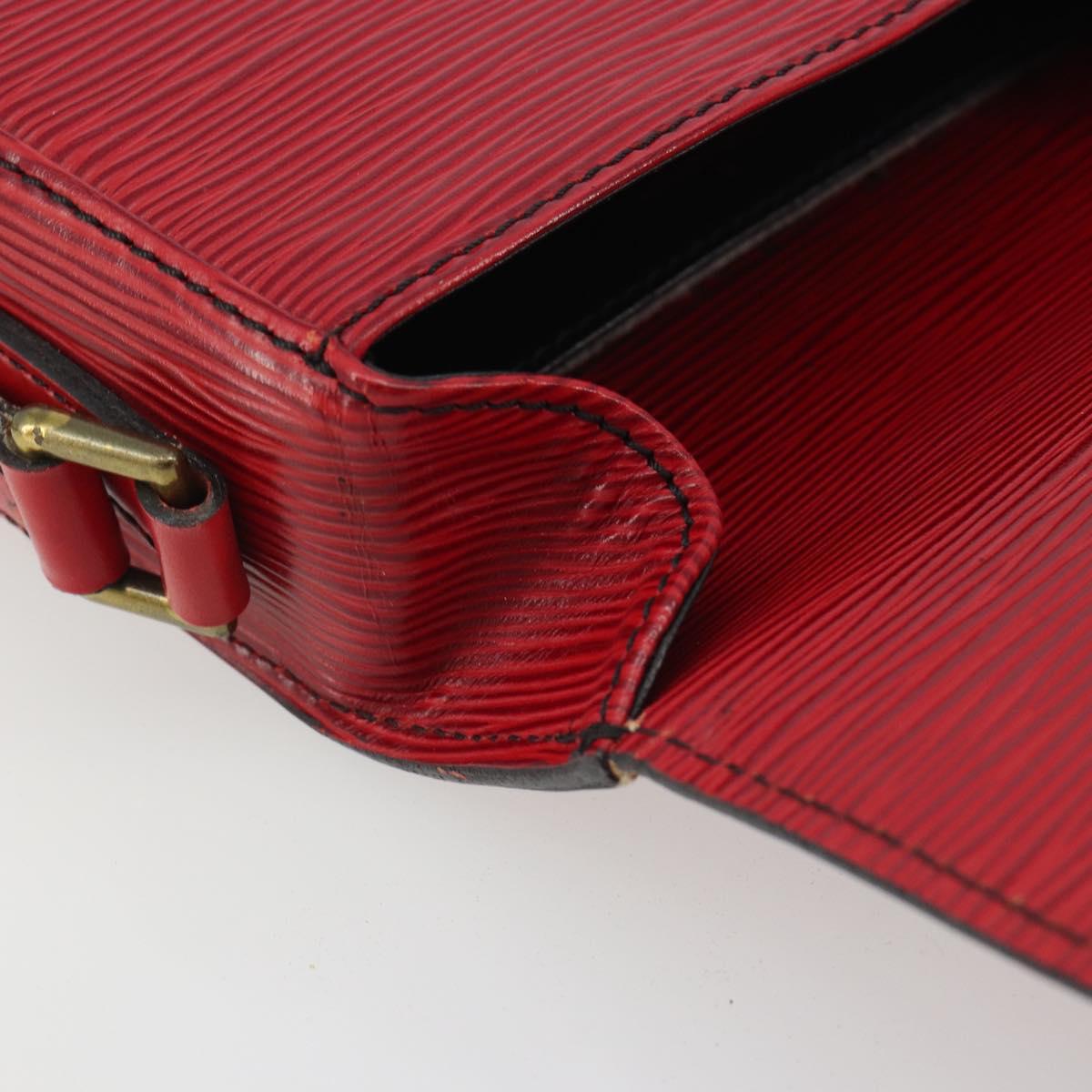 LOUIS VUITTON Epi Saint Cloud PM Shoulder Bag Red M52217 LV Auth 192629