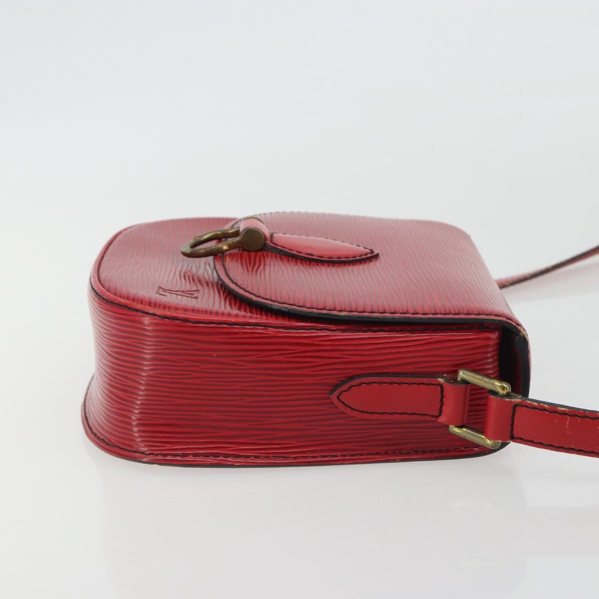LOUIS VUITTON Epi Saint Cloud PM Shoulder Bag Red M52217 LV Auth 192629