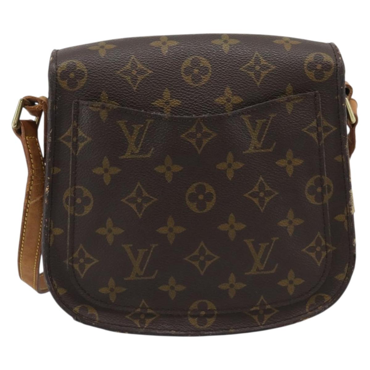 LOUIS VUITTON Monogram Saint Cloud MM Shoulder Bag M51243 LV Auth 192630