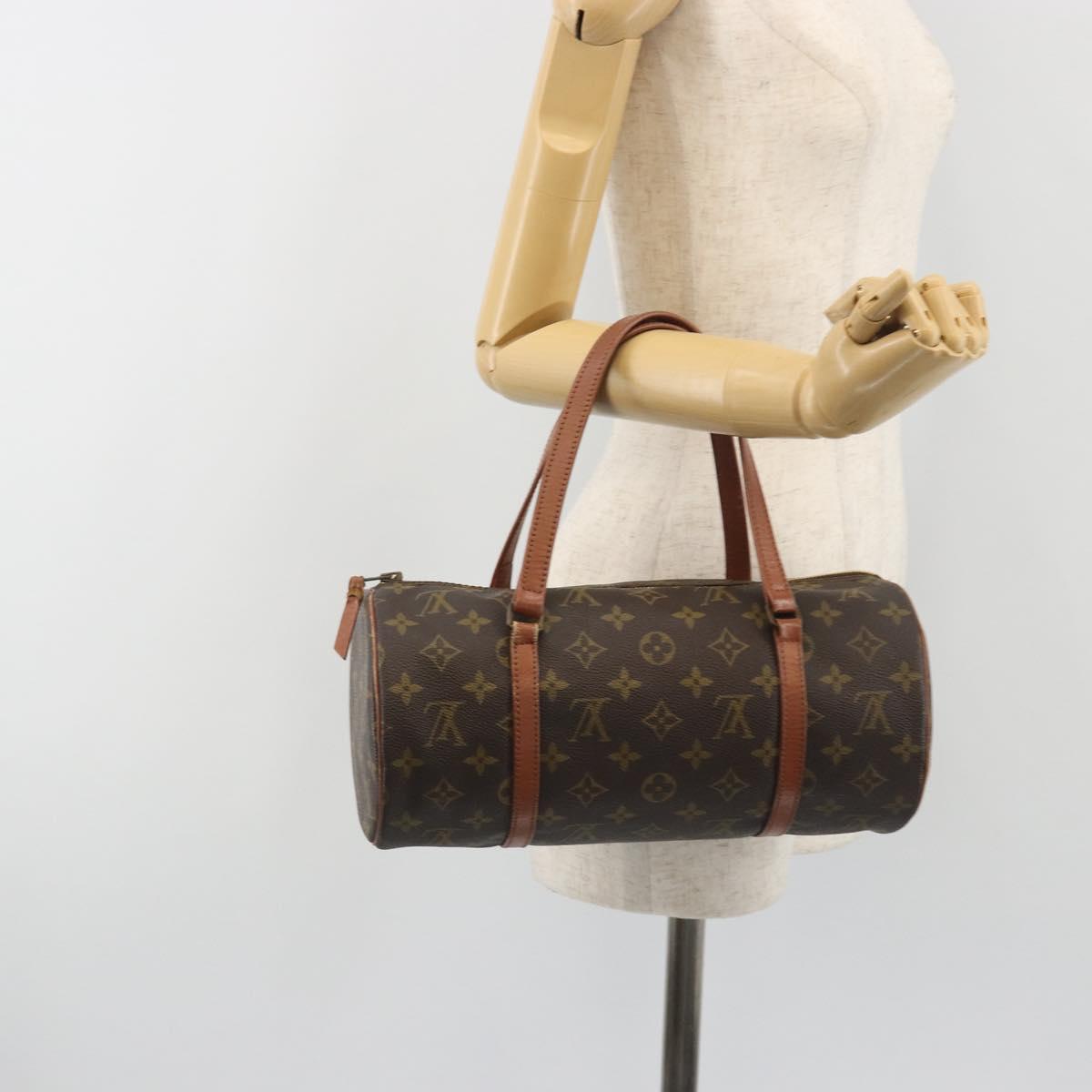 LOUIS VUITTON Monogram Papillon 30 Hand Bag M51365 LV Auth 192641A