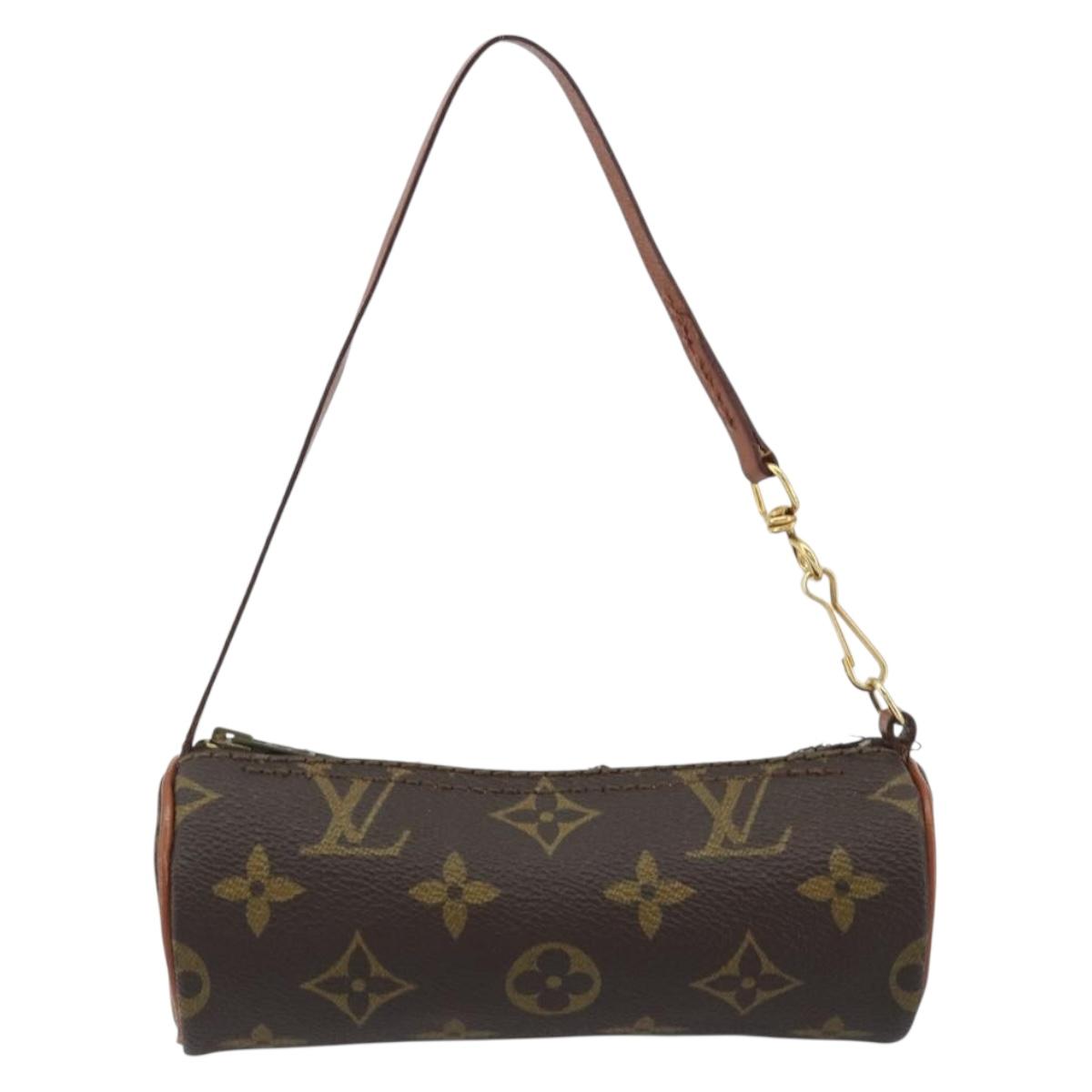LOUIS VUITTON Monogram Papillon Pouch LV Auth 192642