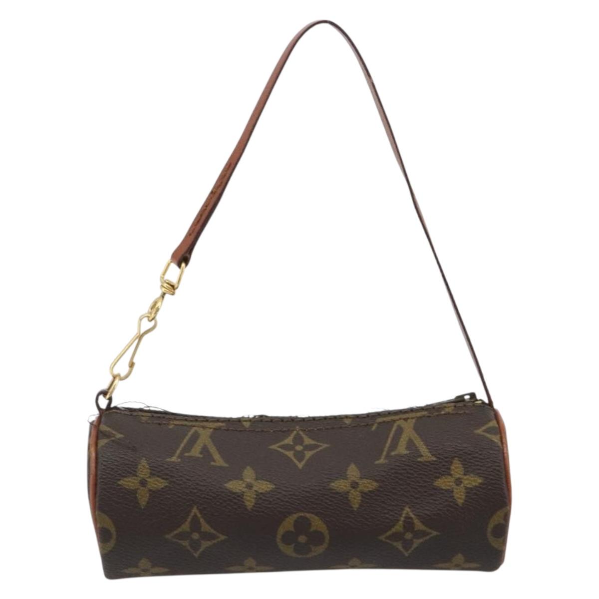 LOUIS VUITTON Monogram Papillon Pouch LV Auth 192642
