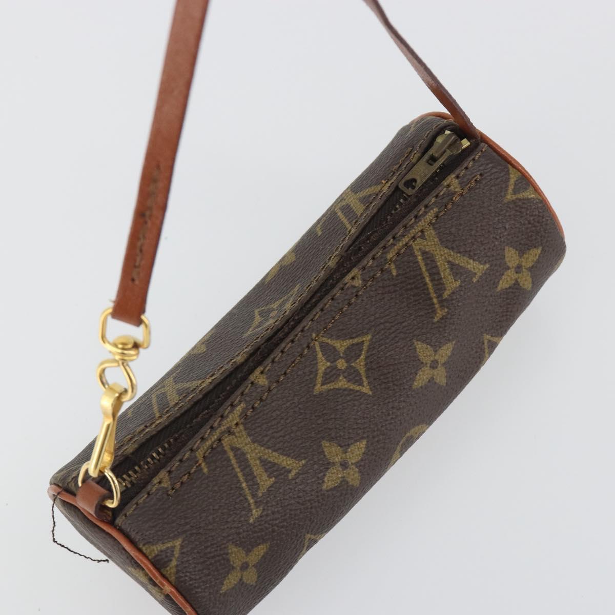 LOUIS VUITTON Monogram Papillon Pouch LV Auth 192642