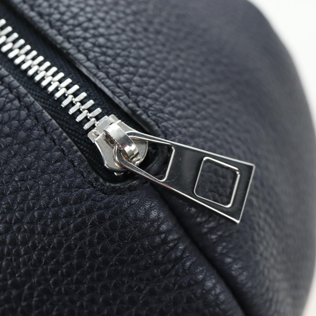 LOEWE Bag Leather Suna Fujita Collaboration Whale Navy Silver Auth 192644M