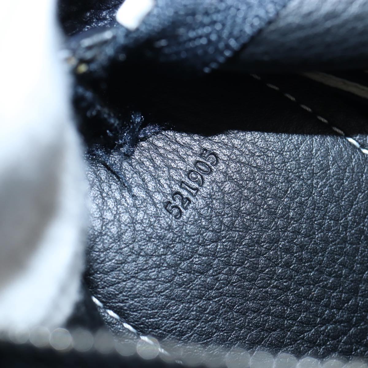 LOEWE Bag Leather Suna Fujita Collaboration Whale Navy Silver Auth 192644M