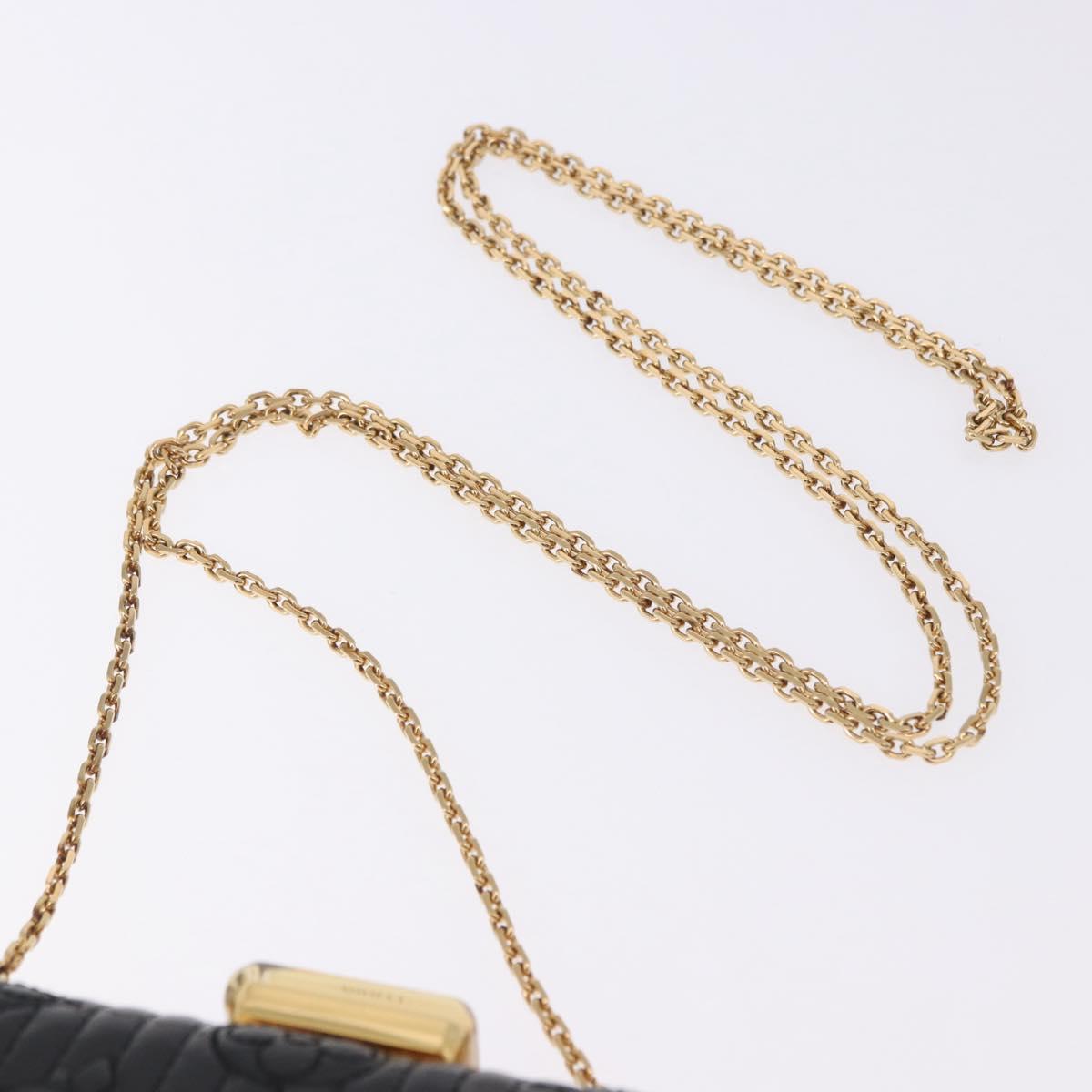 LOUIS VUITTON Monogram motard Minodiere Clutch Bag Black M95750 Auth 192645SAV