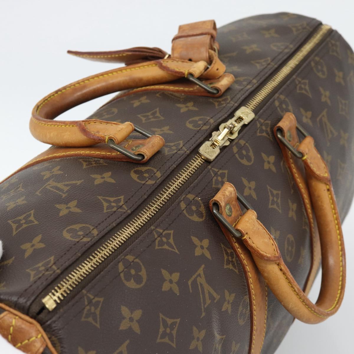 LOUIS VUITTON Monogram Keepall 50 Boston Bag M41426 LV Auth 192652