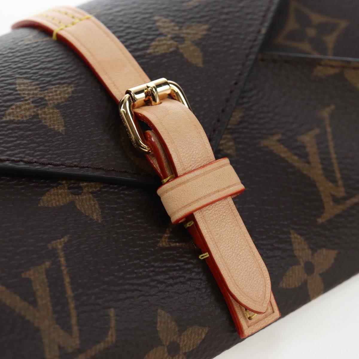LOUIS VUITTON Monogram Etui6 Paille Accessory Case GI0477 LV Auth 192656M