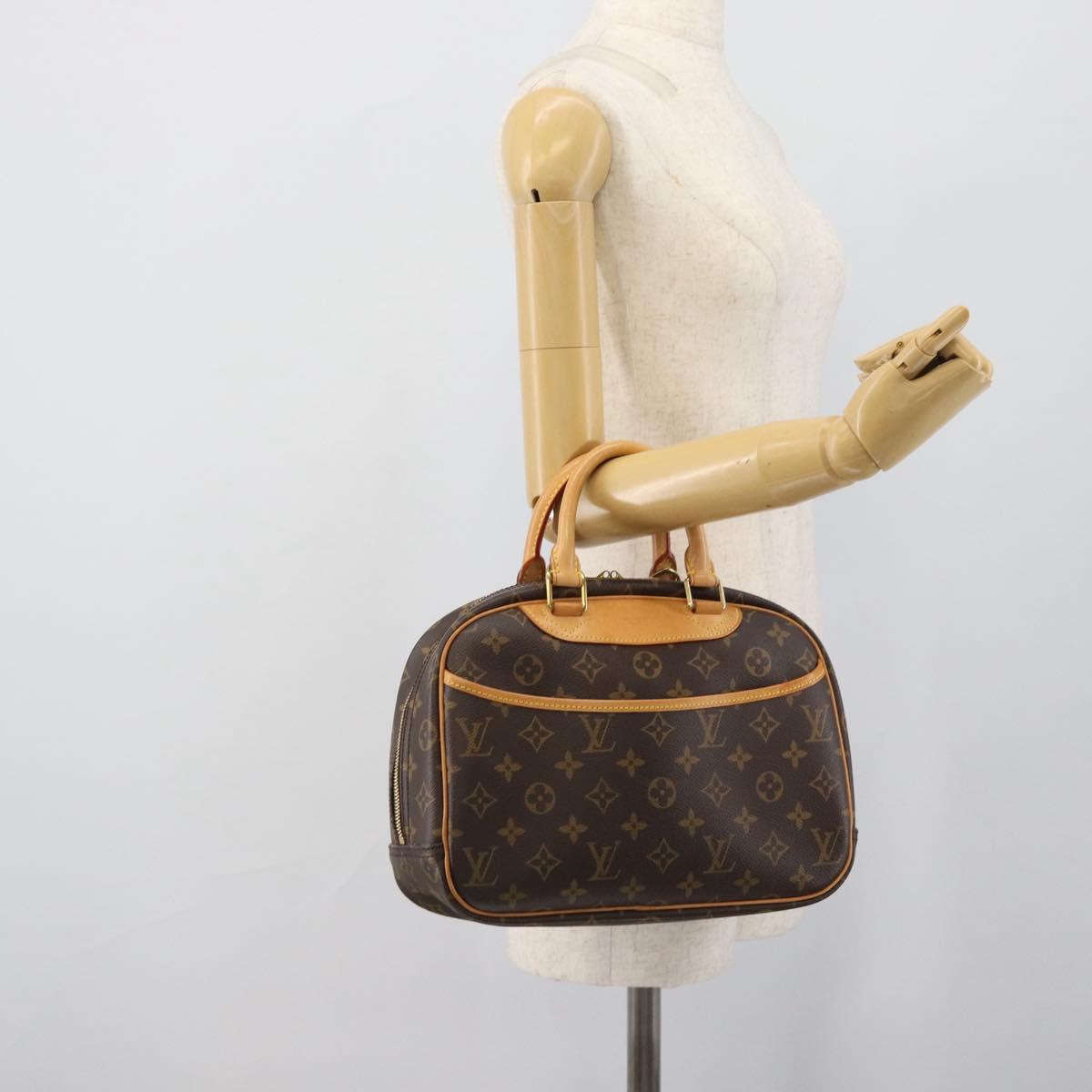LOUIS VUITTON Monogram Trouville Hand Bag M42228 LV Auth 192669V