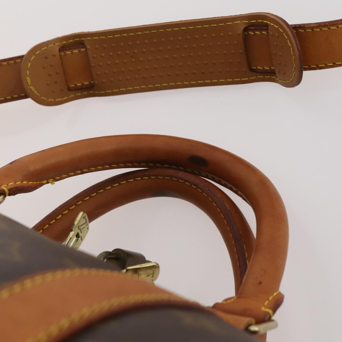 LOUIS VUITTON Monogram Keepall Bandouliere 60 Boston Bag M41412 LV Auth 192672A
