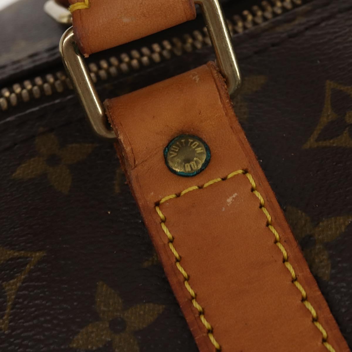 LOUIS VUITTON Monogram Keepall Bandouliere 60 Boston Bag M41412 LV Auth 192672A