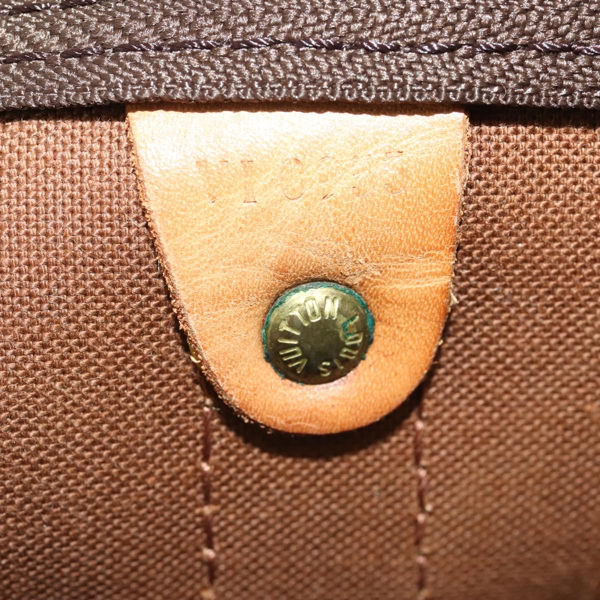 LOUIS VUITTON Monogram Keepall Bandouliere 60 Boston Bag M41412 LV Auth 192672A
