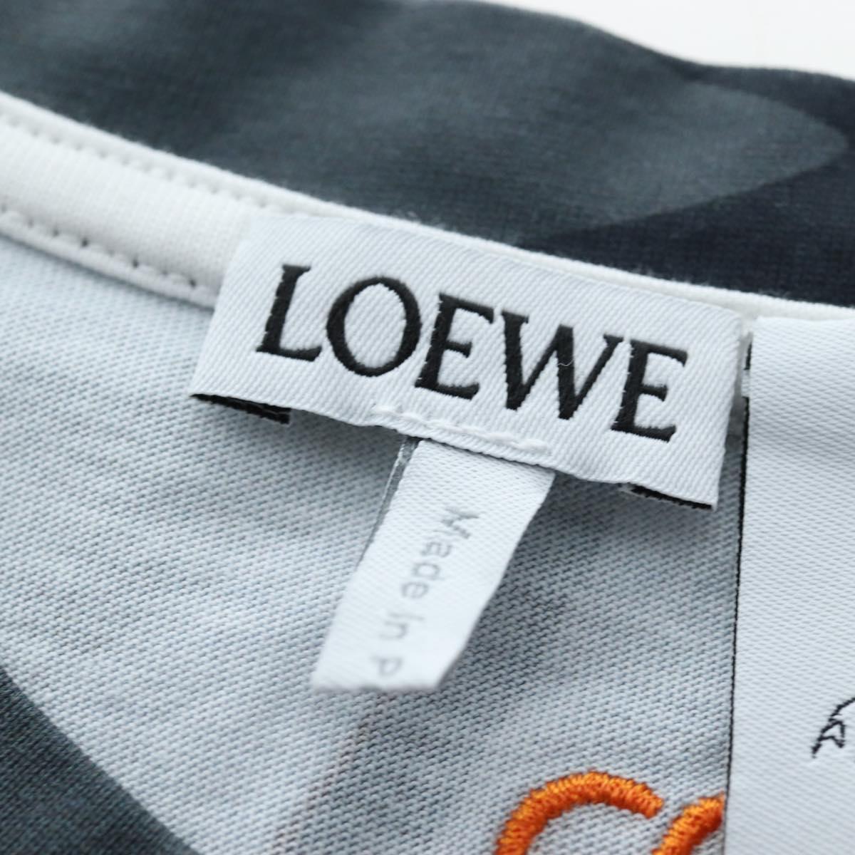 LOEWE Howl's Moving Castle Howl & Sophie T-shirt Cotton S Navy Auth 192680M