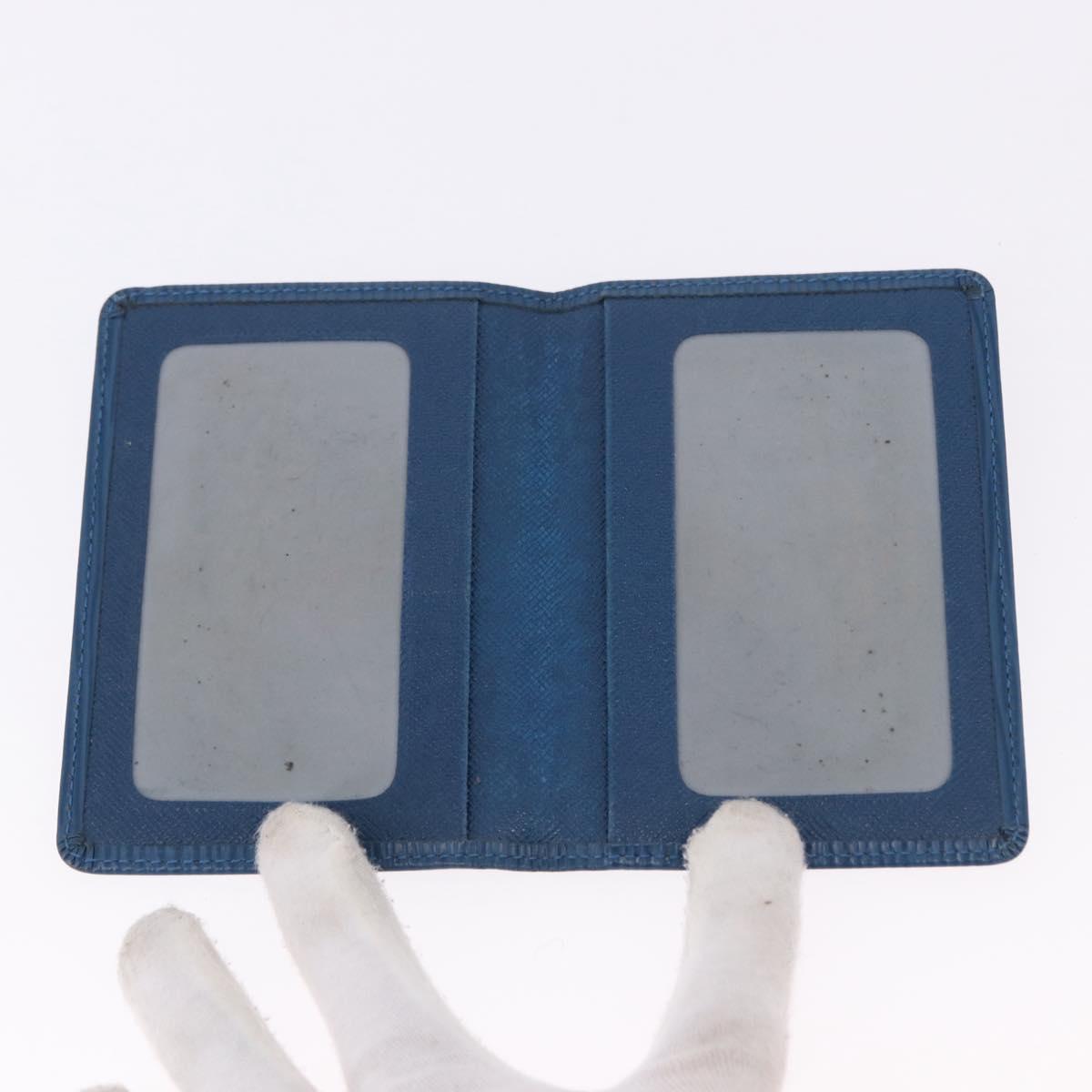 LOUIS VUITTON Epi Day Planner Cover 4 Set Blue Black Green LV Auth 192684