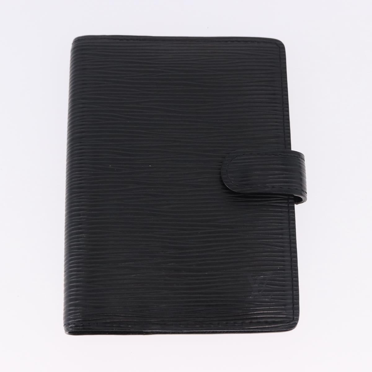 LOUIS VUITTON Epi Day Planner Cover 4 Set Blue Black Green LV Auth 192684
