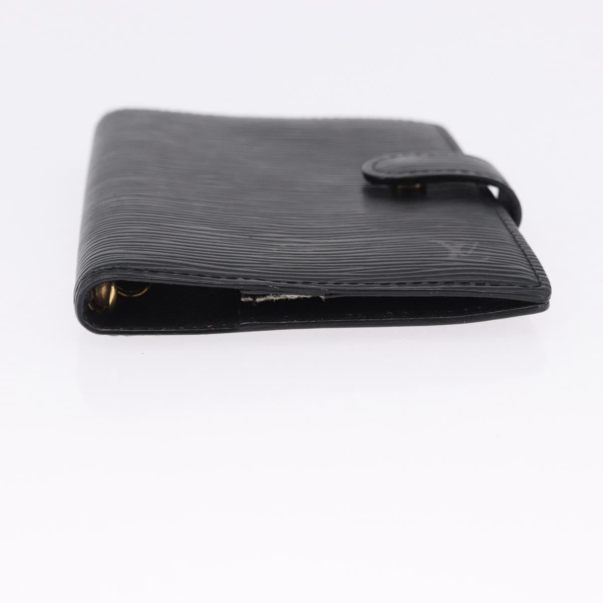 LOUIS VUITTON Epi Day Planner Cover 4 Set Blue Black Green LV Auth 192684