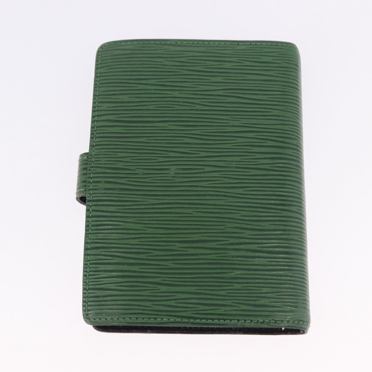 LOUIS VUITTON Epi Day Planner Cover 4 Set Blue Black Green LV Auth 192684