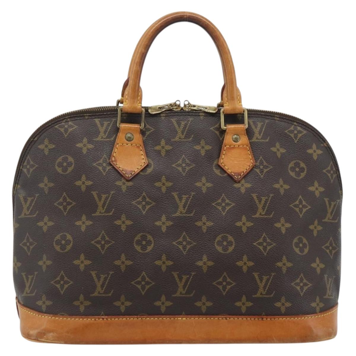 LOUIS VUITTON Monogram Alma Hand Bag M51130 LV Auth 192699