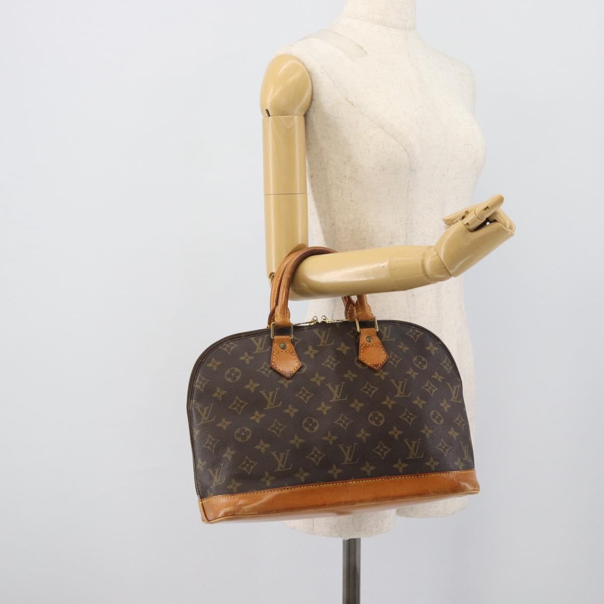 LOUIS VUITTON Monogram Alma Hand Bag M51130 LV Auth 192699