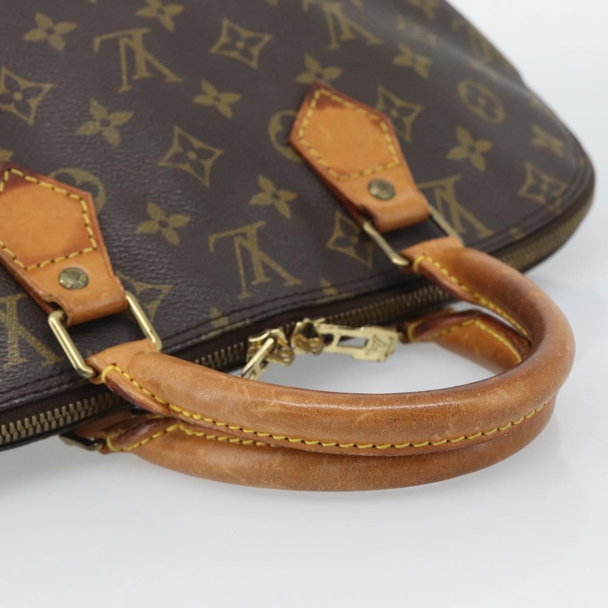 LOUIS VUITTON Monogram Alma Hand Bag M51130 LV Auth 192699