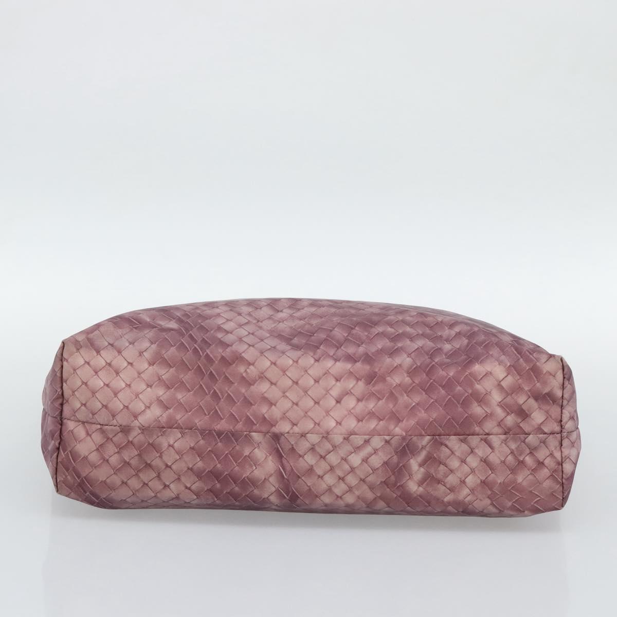 BOTTEGA VENETA INTRECCIATO Tote Bag Nylon Pink Auth 192712A