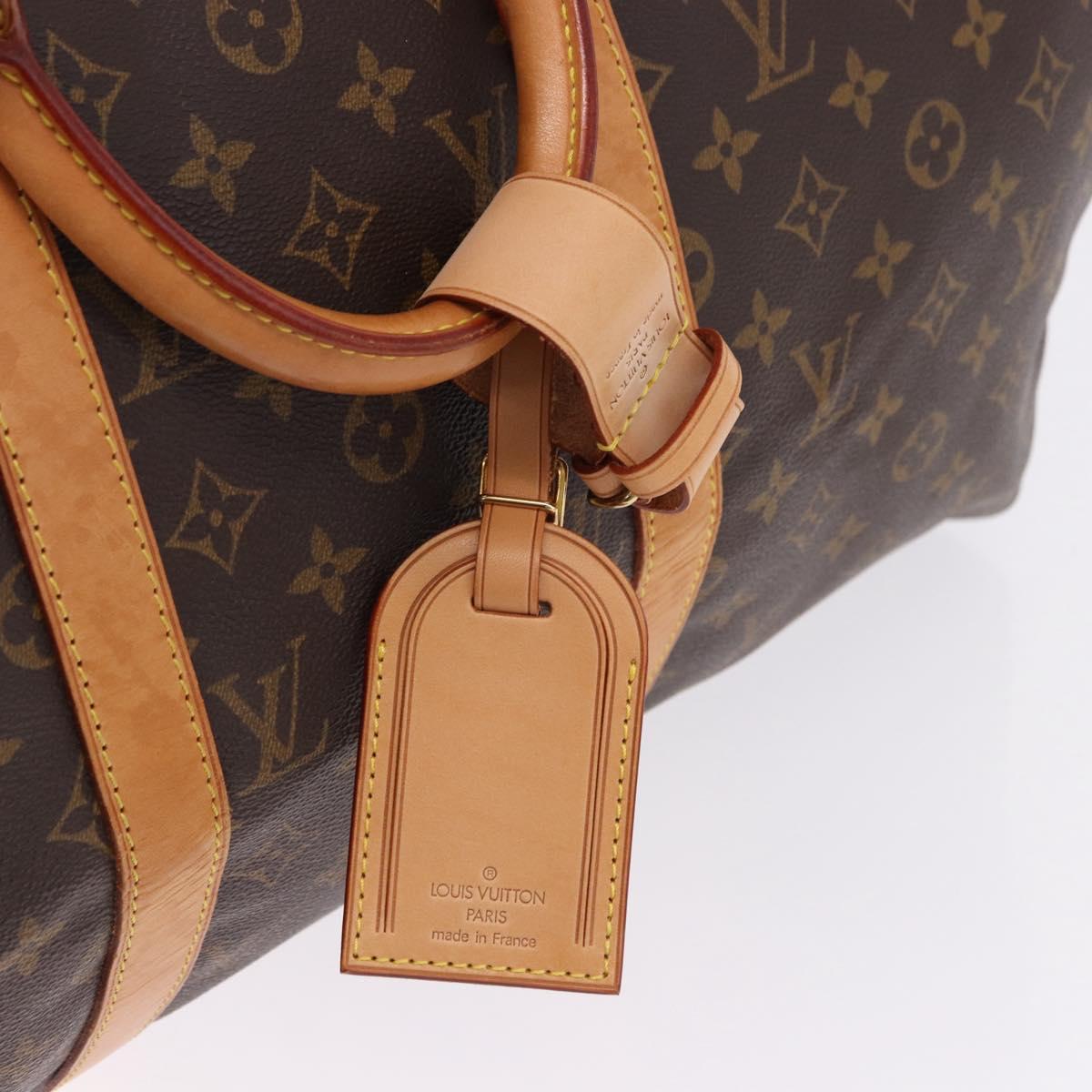 LOUIS VUITTON Monogram Keepall 50 Boston Bag M41426 LV Auth 192721V