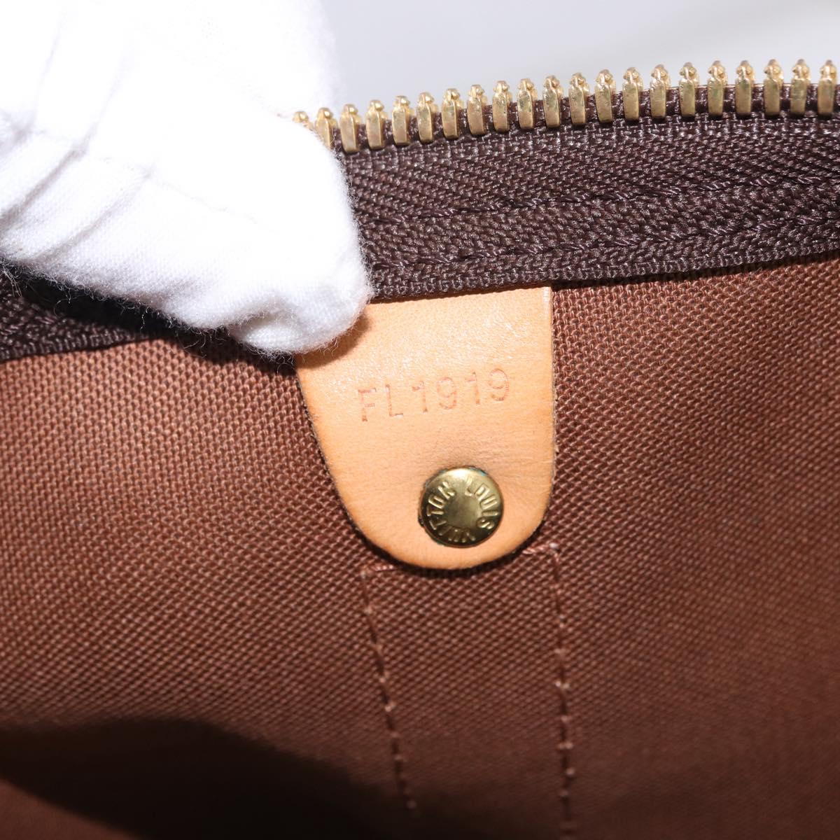 LOUIS VUITTON Monogram Keepall 50 Boston Bag M41426 LV Auth 192721V