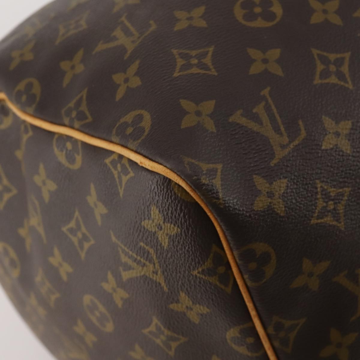 LOUIS VUITTON Monogram Keepall 55 Boston Bag M41424 LV Auth 192722A