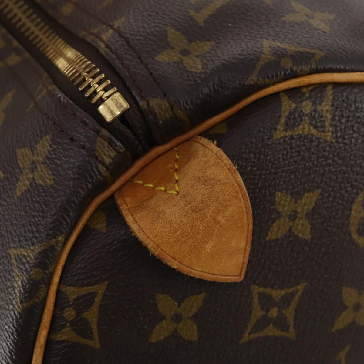 LOUIS VUITTON Monogram Keepall 55 Boston Bag M41424 LV Auth 192722A