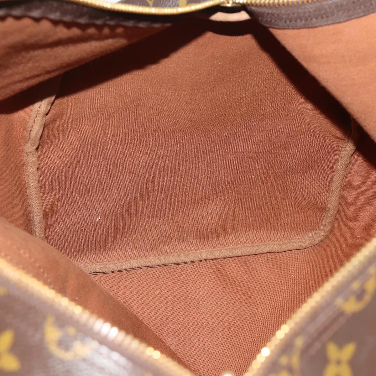 LOUIS VUITTON Monogram Keepall 55 Boston Bag M41424 LV Auth 192722A