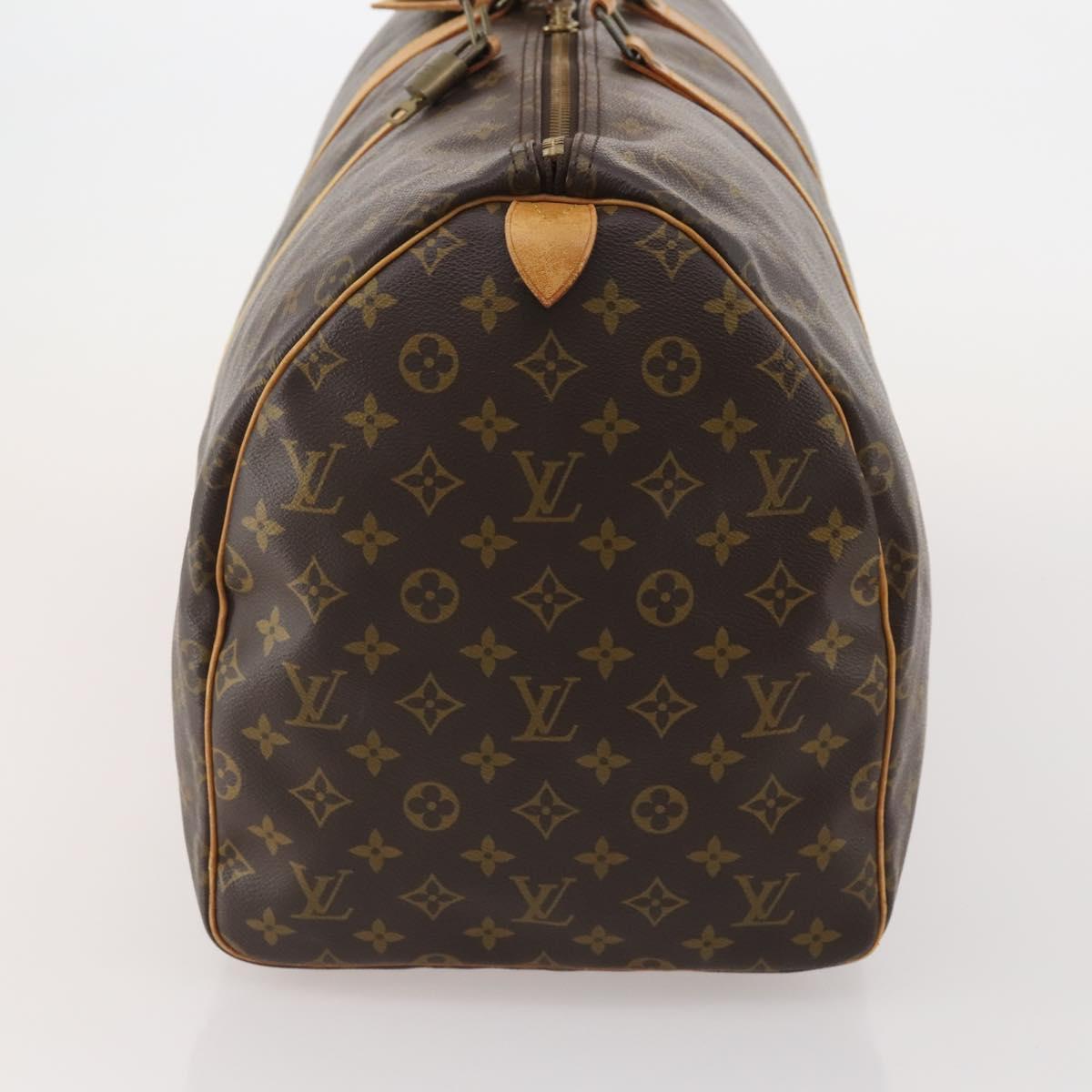 LOUIS VUITTON Monogram Keepall 55 Boston Bag M41424 LV Auth 192722A