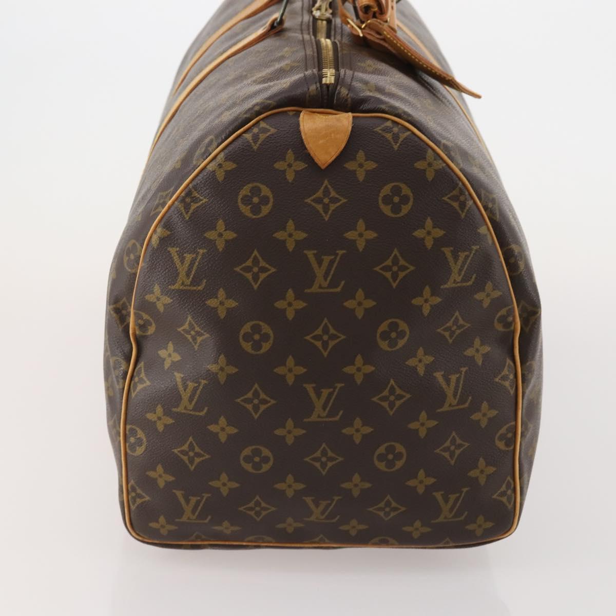 LOUIS VUITTON Monogram Keepall 55 Boston Bag M41424 LV Auth 192722A