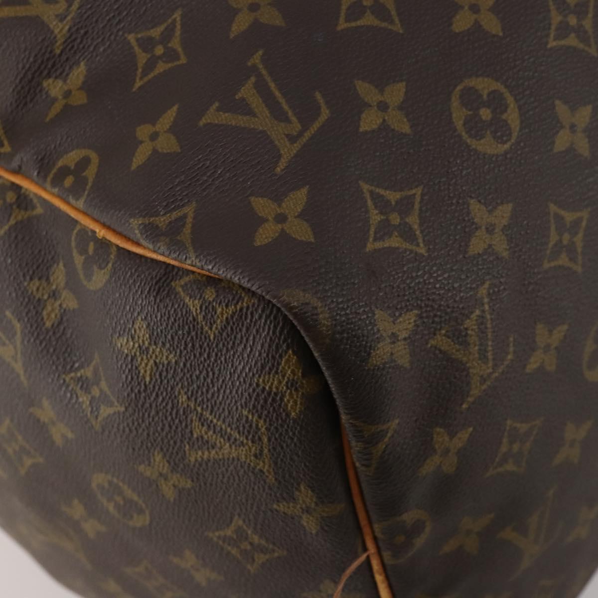 LOUIS VUITTON Monogram Sac Souple 55 Boston Bag M41622 LV Auth 192745