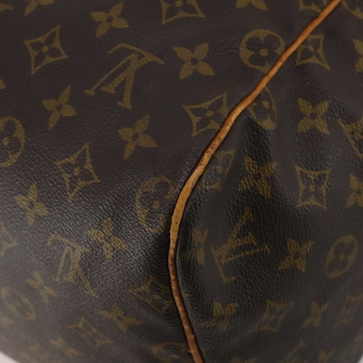LOUIS VUITTON Monogram Sac Souple 55 Boston Bag M41622 LV Auth 192745