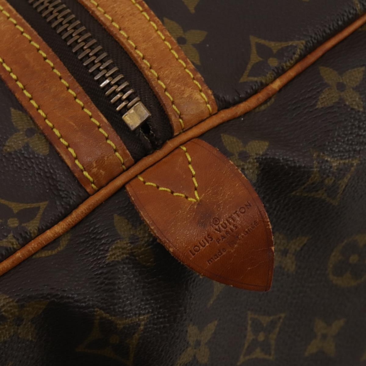 LOUIS VUITTON Monogram Sac Souple 55 Boston Bag M41622 LV Auth 192745