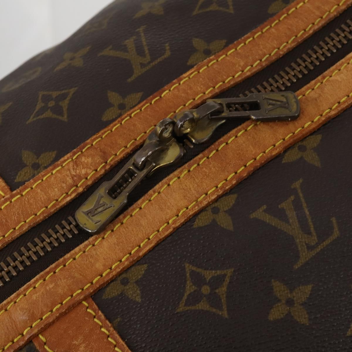 LOUIS VUITTON Monogram Sac Souple 55 Boston Bag M41622 LV Auth 192745