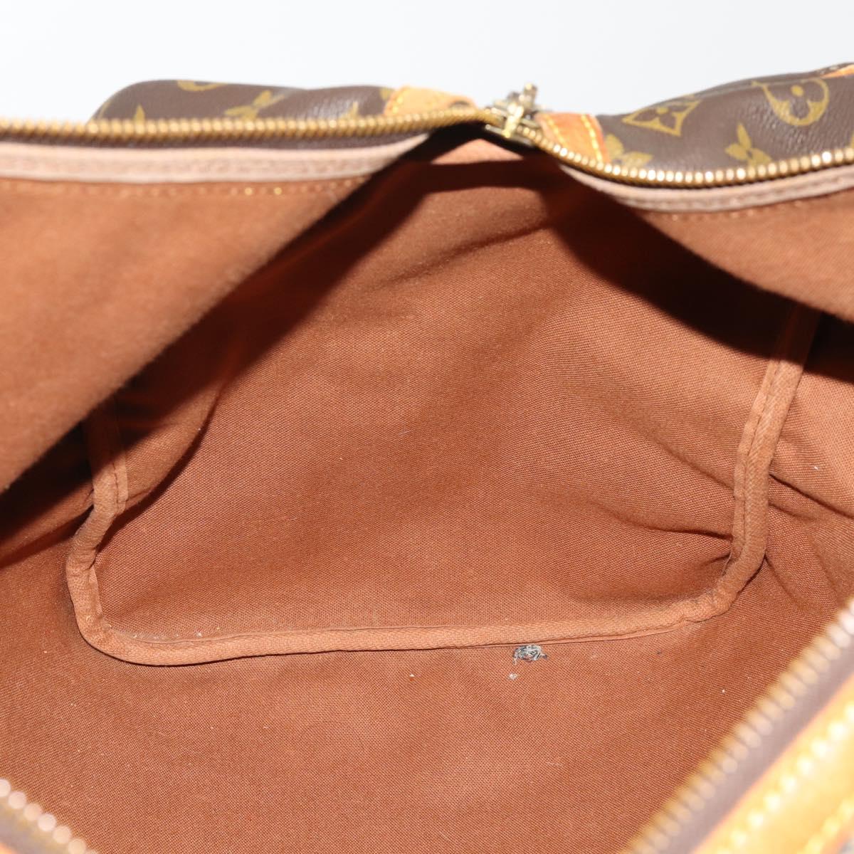 LOUIS VUITTON Monogram Sac Souple 55 Boston Bag M41622 LV Auth 192745