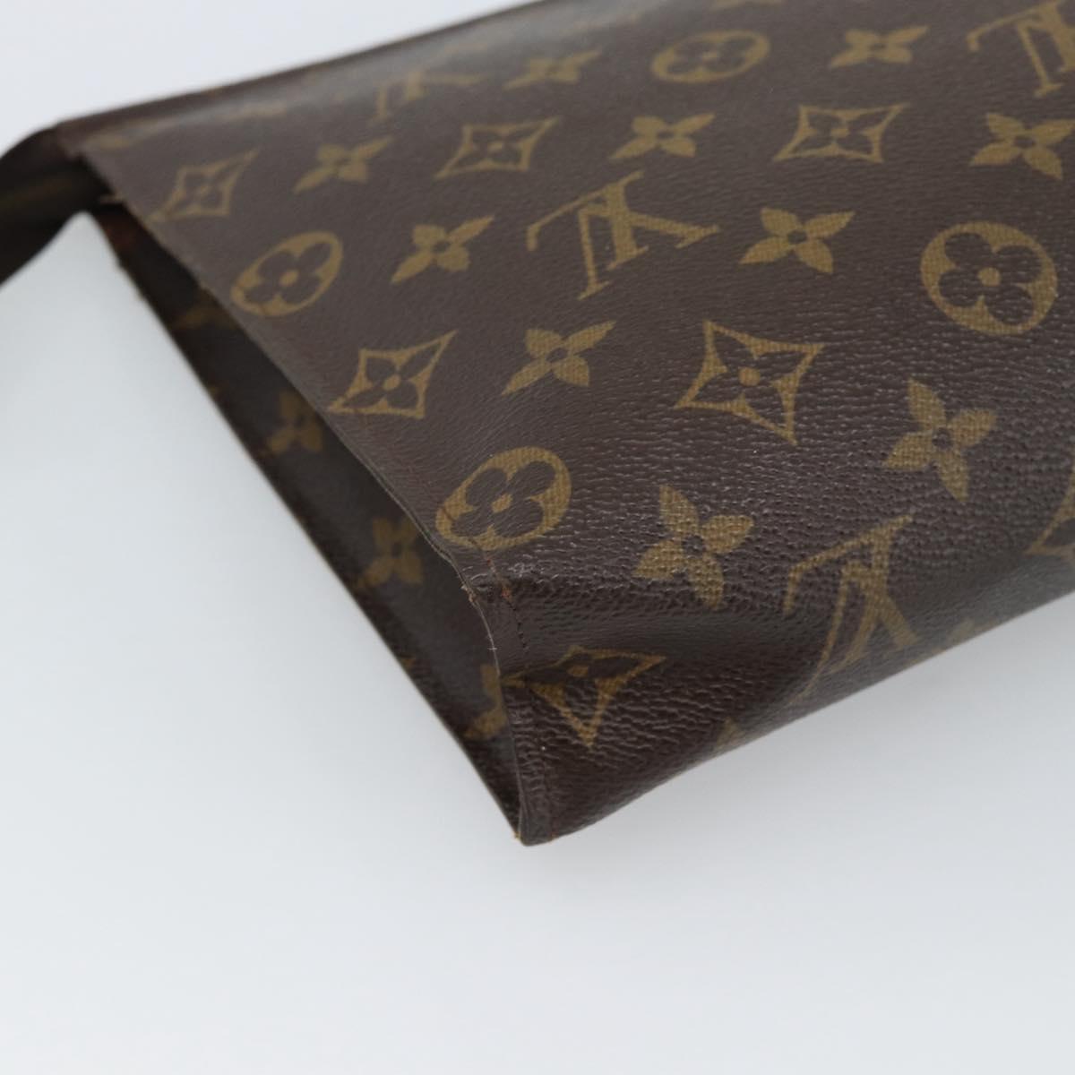 LOUIS VUITTON Monogram Poche Toilette 26 Pouch M47542 LV Auth 192767A