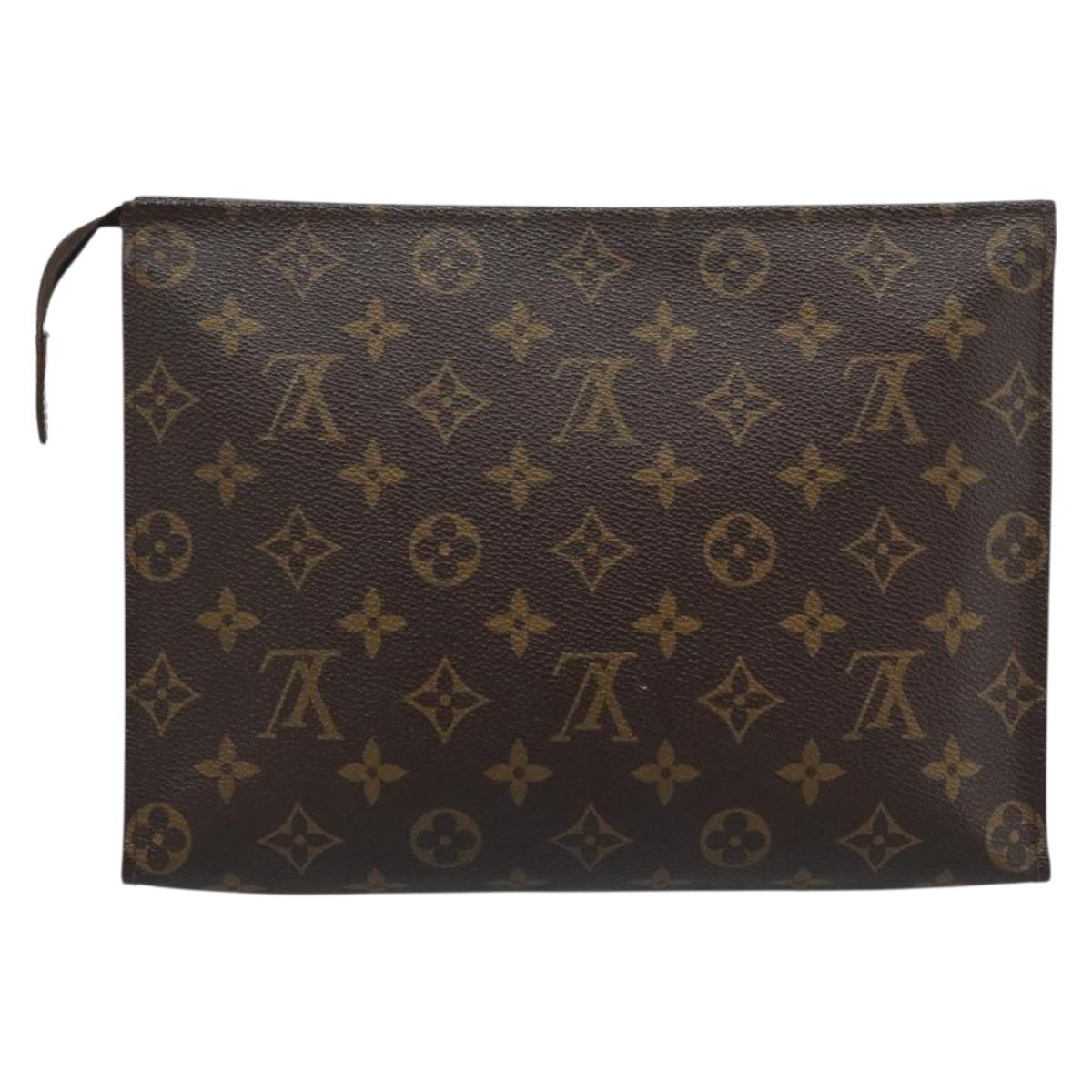 LOUIS VUITTON Monogram Poche Toilette 26 Pouch M47542 LV Auth 192767A