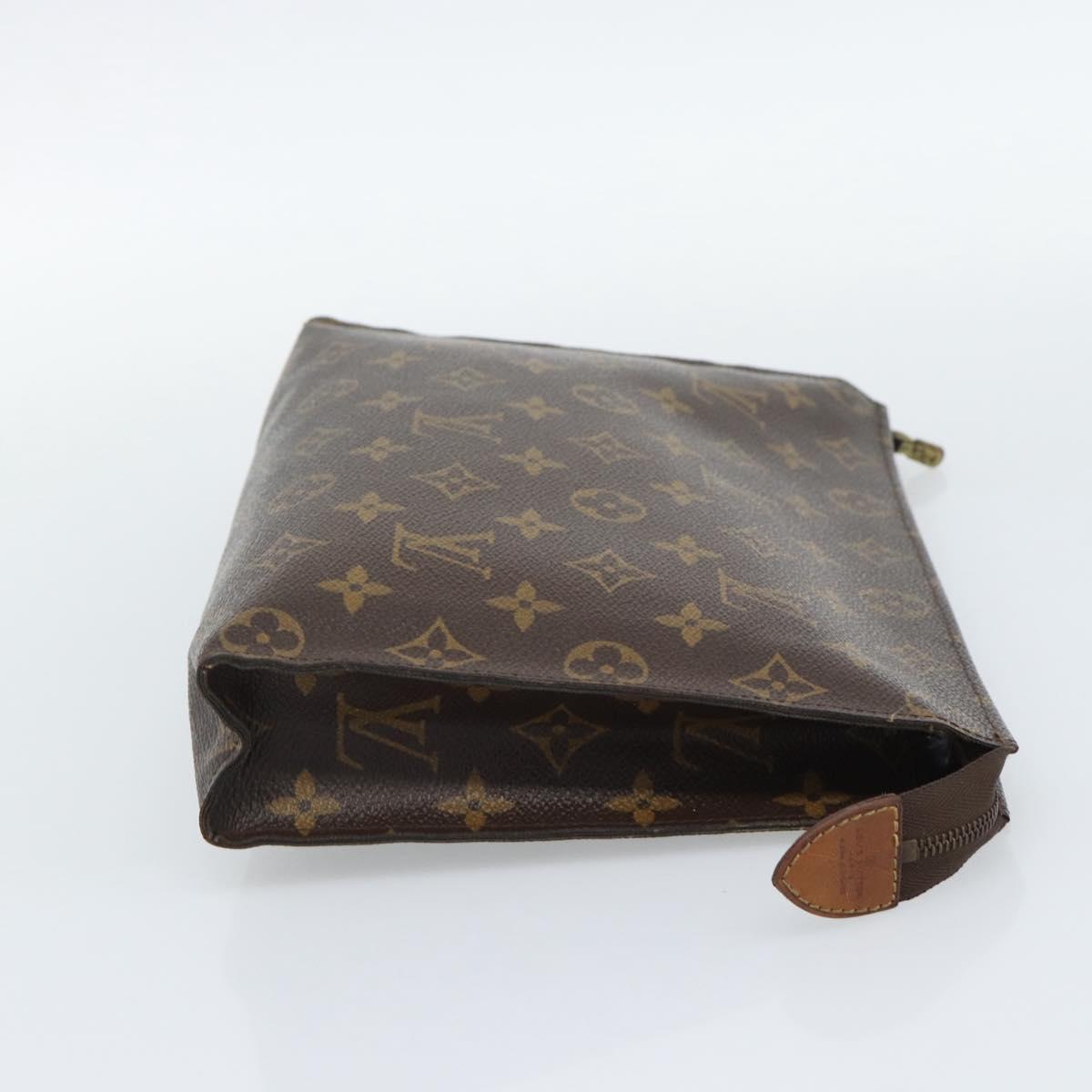 LOUIS VUITTON Monogram Poche Toilette 26 Pouch M47542 LV Auth 192767A